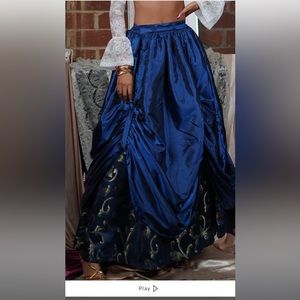 Navy Blue Regal Skirt
